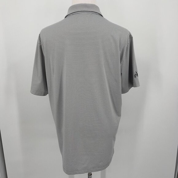 Under Armour XL Loose HeatGear Striped Polo Shirt Mens Performance Golf Wear - Picture 5 of 6